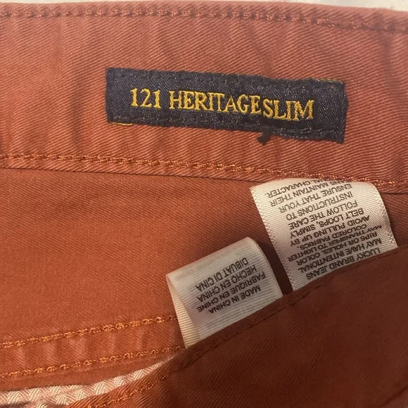 Men’s lucky brand rust red pants - Picture 2 of 5